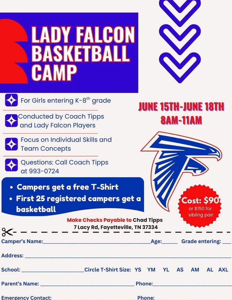 Lady Falcons Basketball Camp