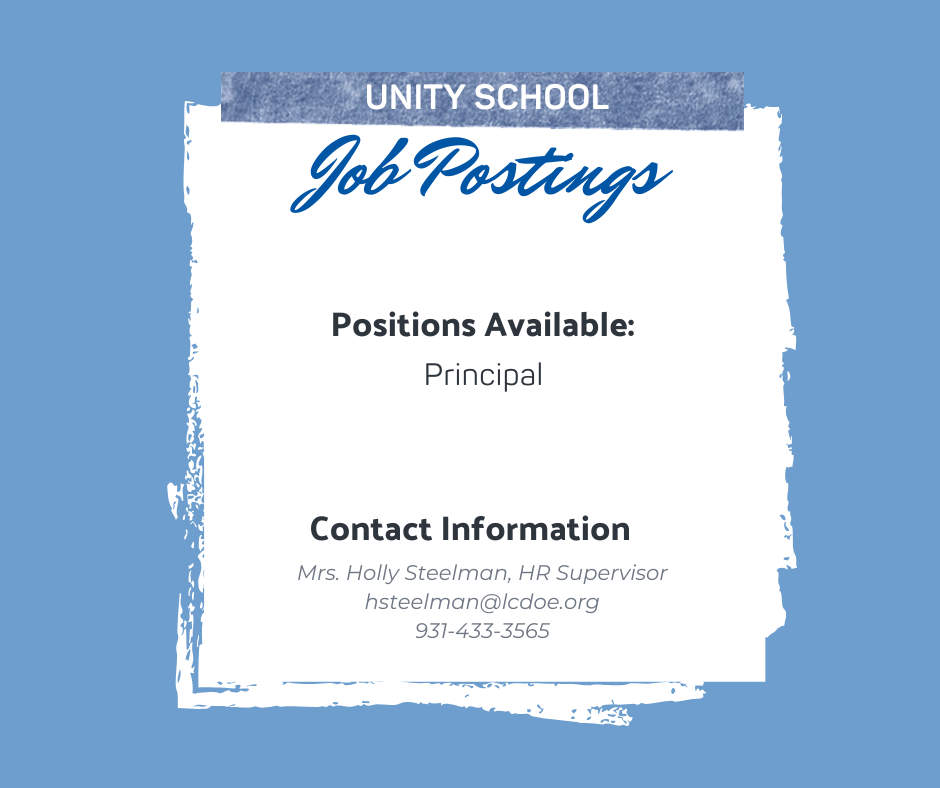 Unity Job Posting