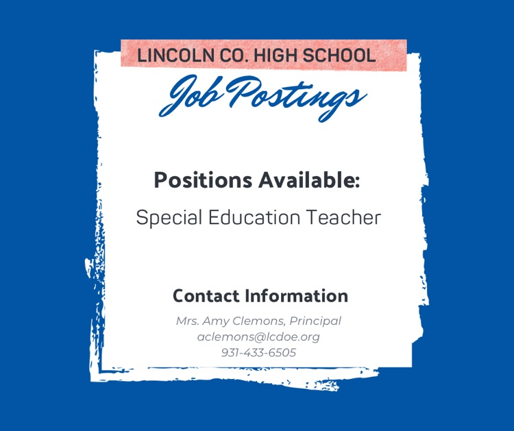 LCHS Job Posting
