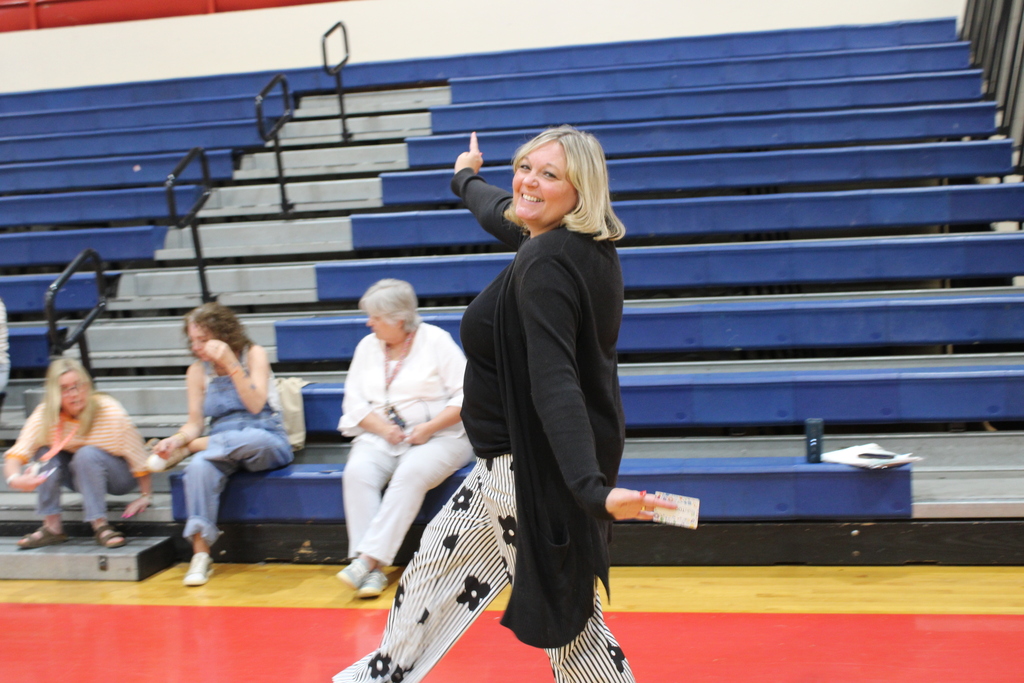 Mrs. Nikki loved the team building activities for in-service!