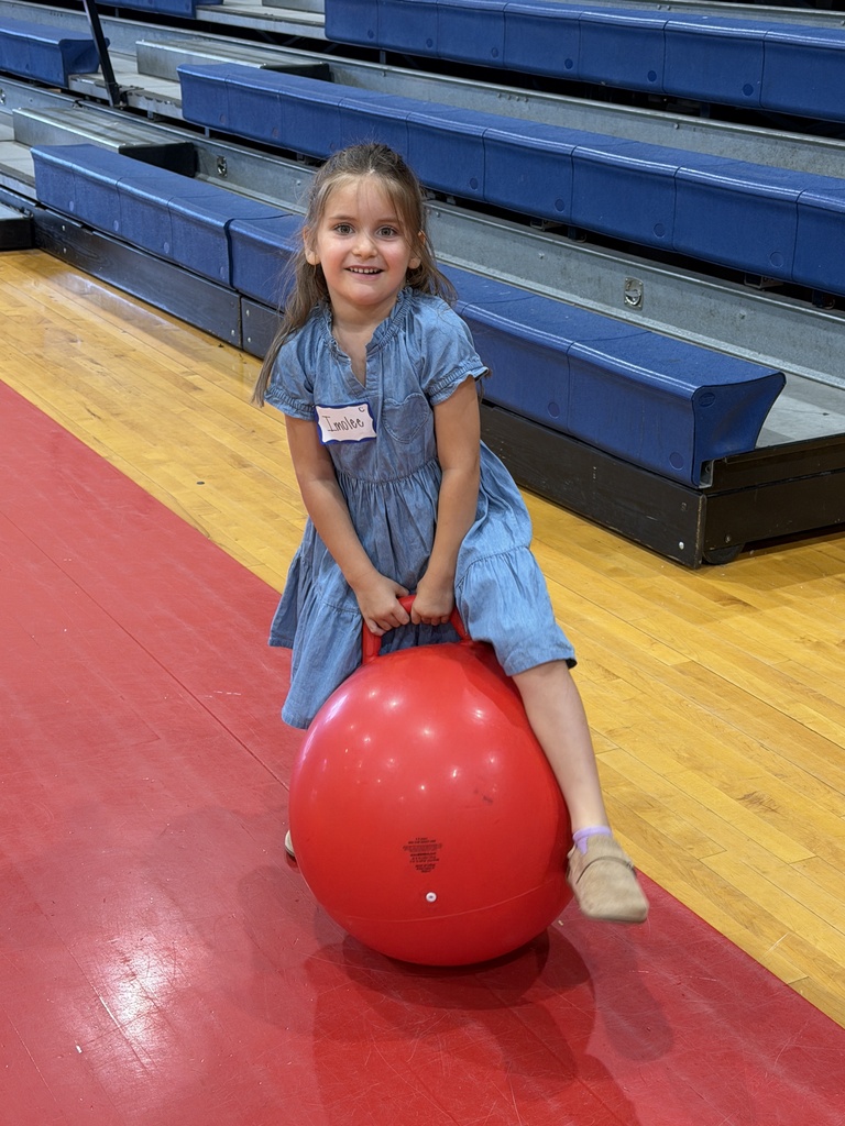 Playing in the gym.