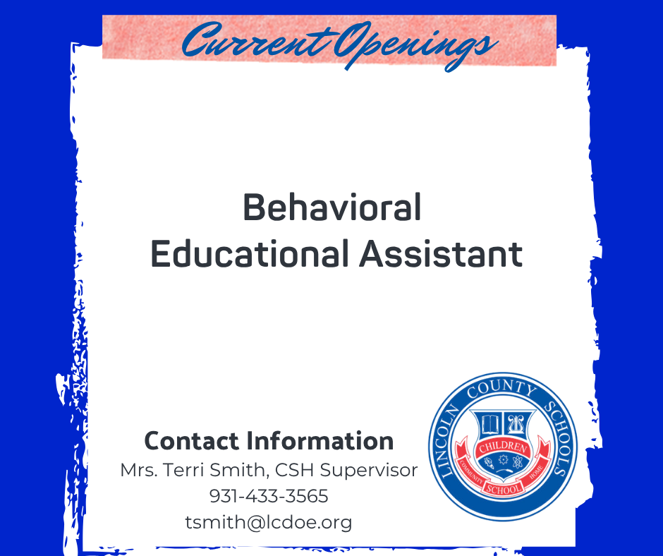 Job Posting: District Behavioral EA