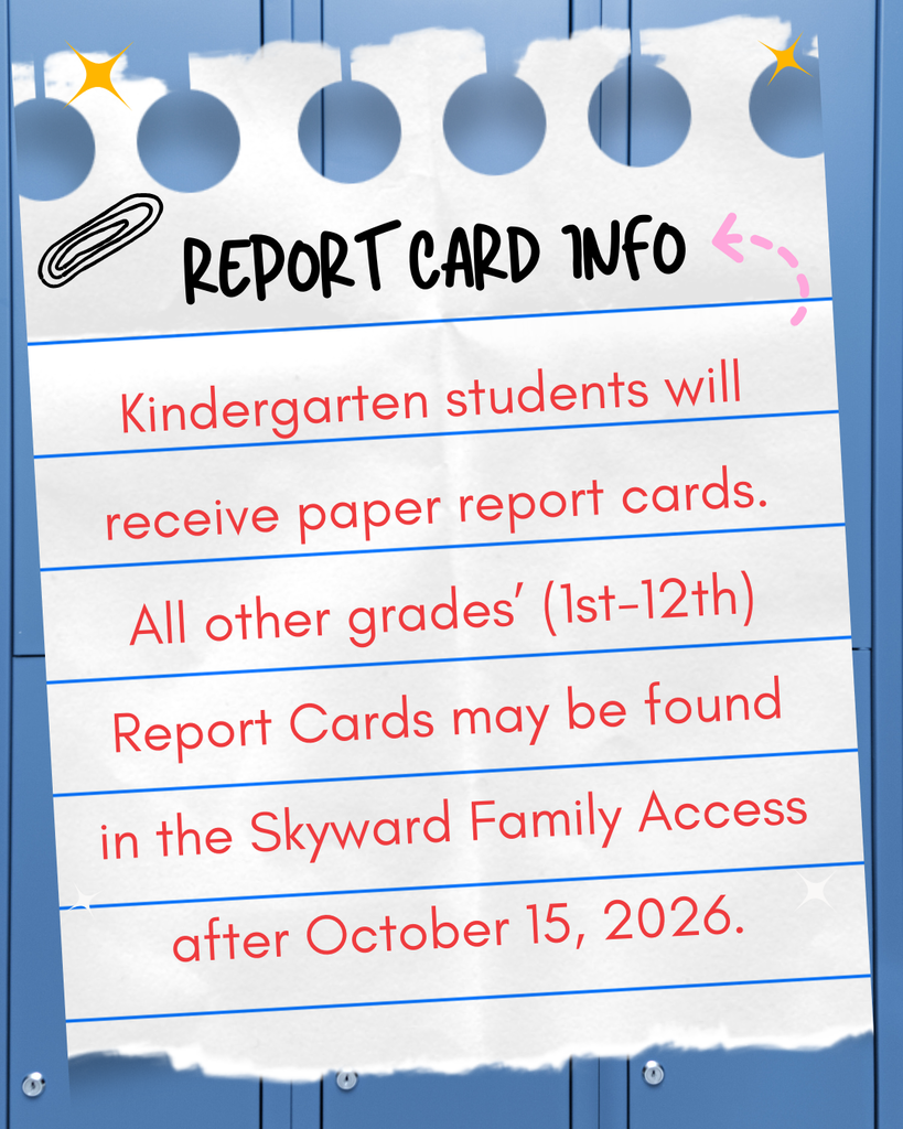 Report Card Information Oct. 2026