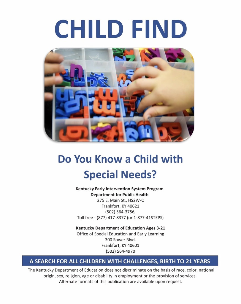 Child Find Poster