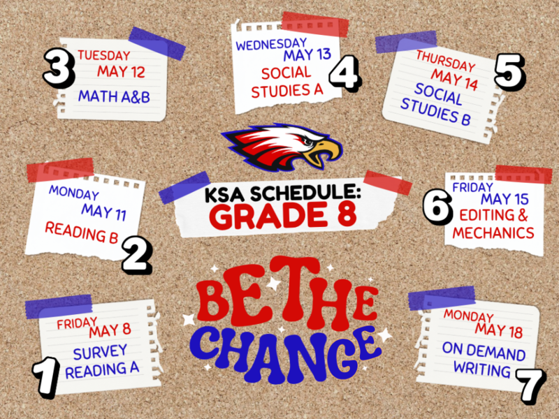 LCMS KSA Schedule - 8th Grade