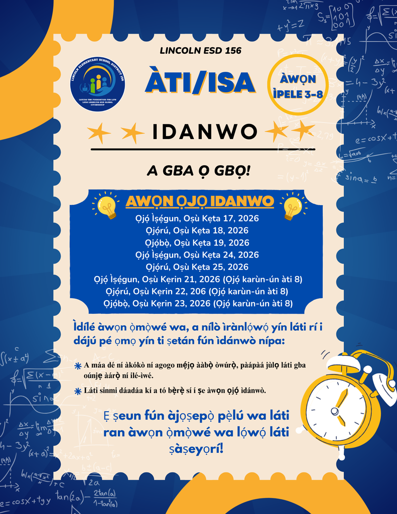 yoruba flyer about IAR/ISA