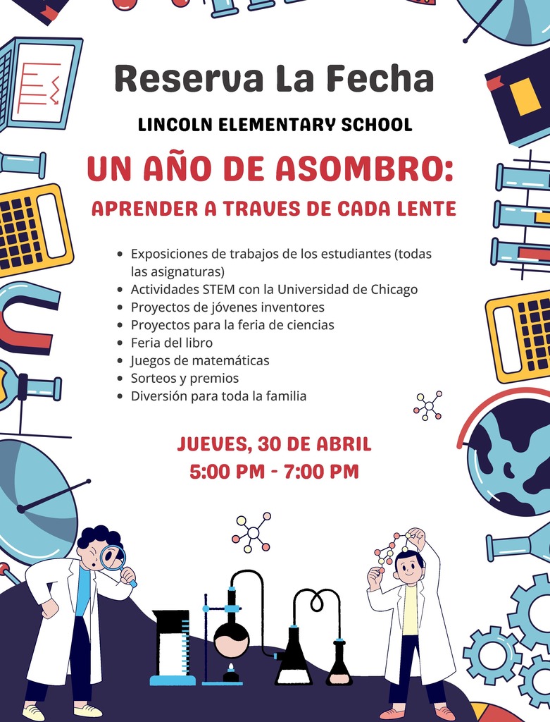 Spanish flyer for learning fair