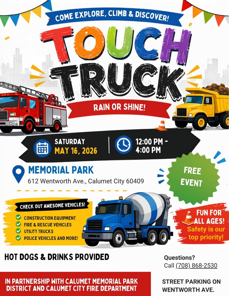 Touch a truck flyer