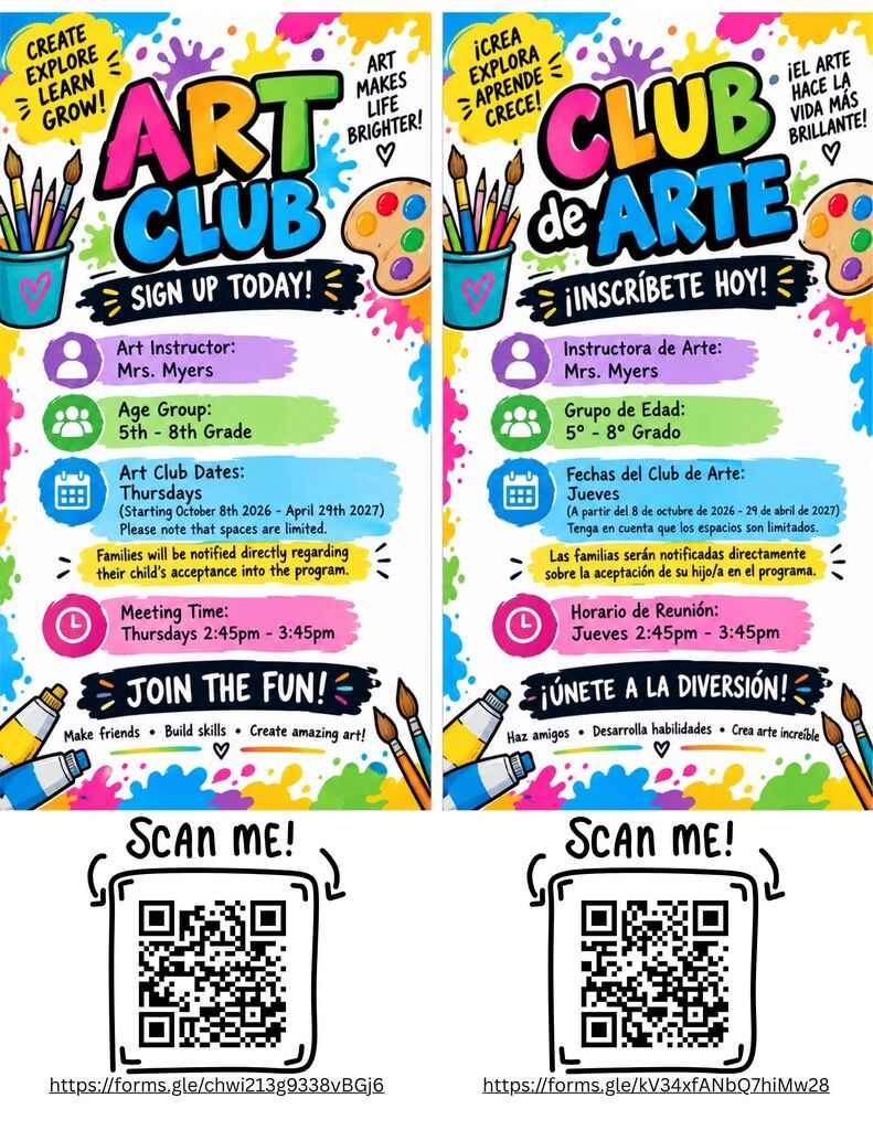 Art Club Flyer