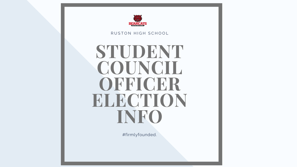 Student Council Officer Applications Now Available