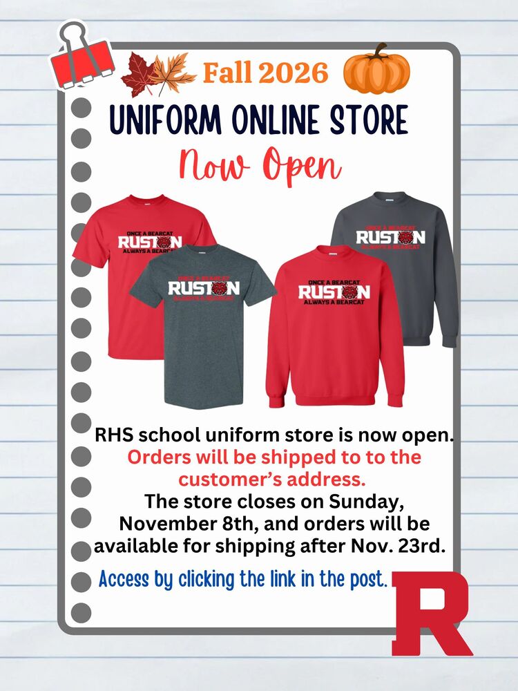 Fall 2026 Online Store
