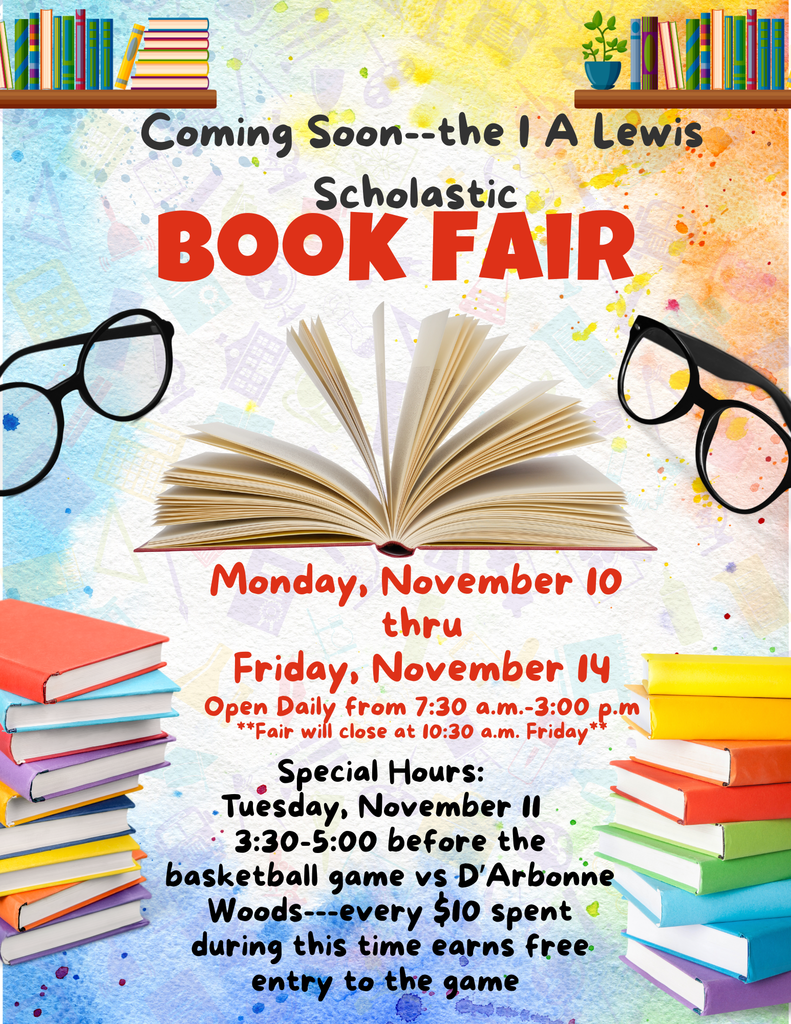 Book Fair-Monday, November 10-Friday, November 14, 2025