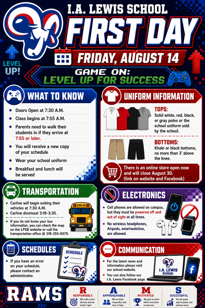 First Day Info