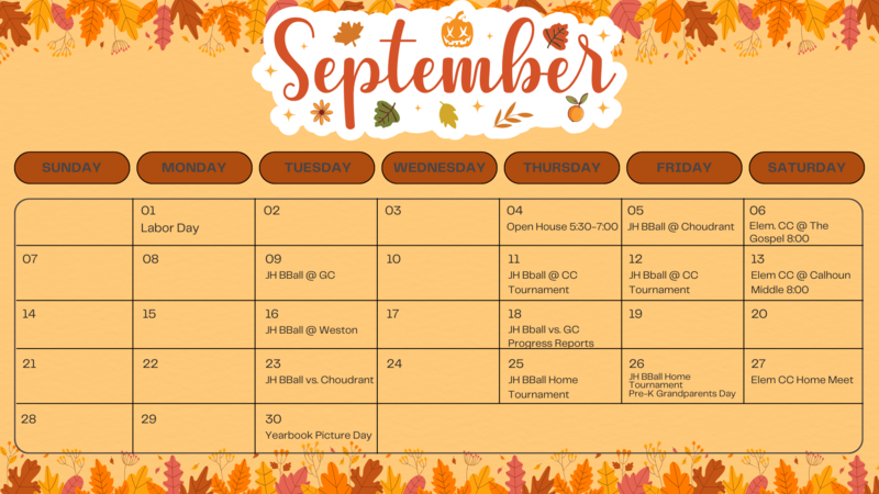 September Calendar