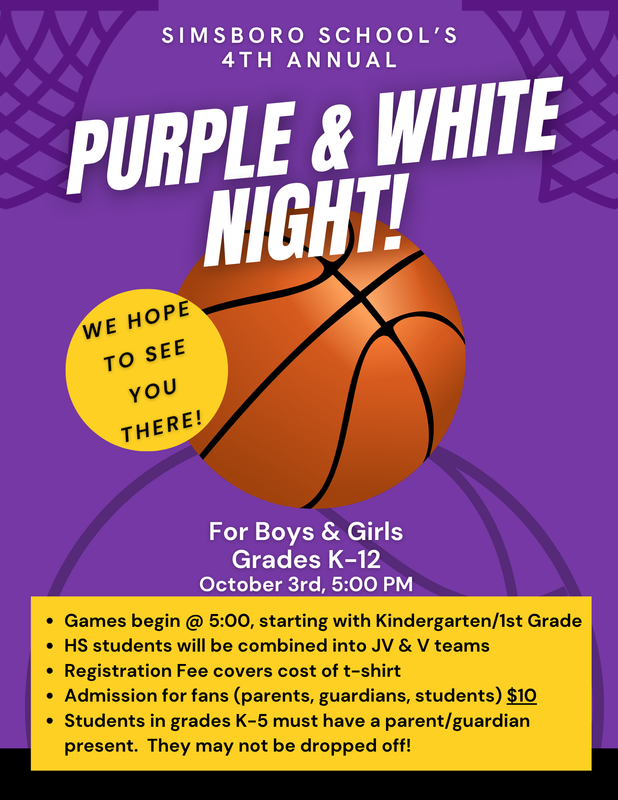 Purple and White Night