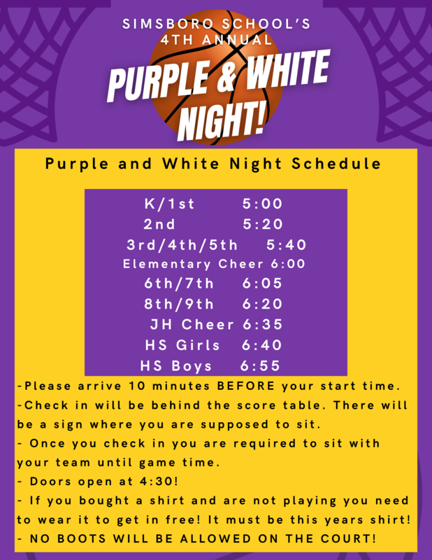 Purple and White Night