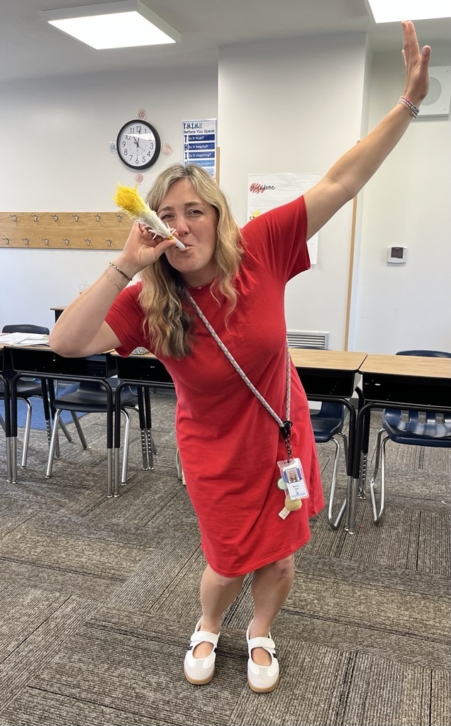Ms. Cook is excited about the upcoming year! 