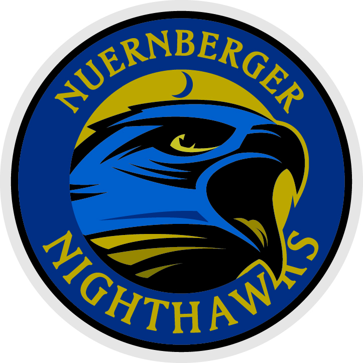 Nuernberger Nighthawk Logo, blue and gold