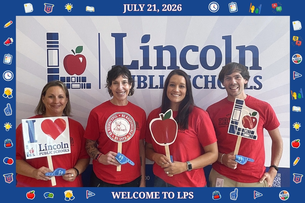 Irving Administrators. From left to right: Dr. Anne Marie Boose, Mrs. Kluck-Spann, Mrs. Macek, and Mr. Schuman