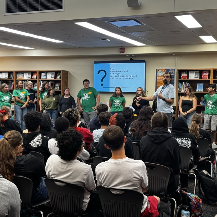 TCA Ambassadors presenting