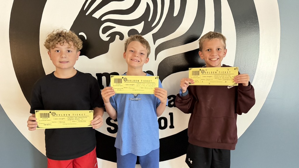Golden Ticket Winners 4th Grade Photo