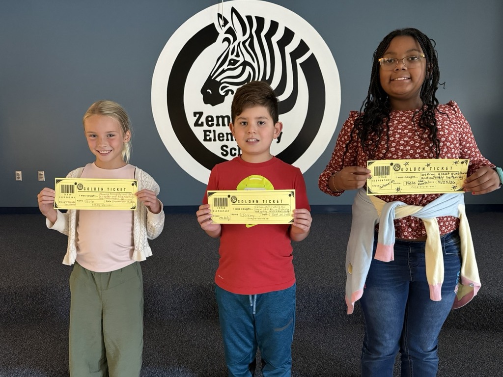 Golden Ticket Winners 3rd Grade Photo