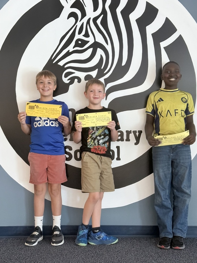 Golden Ticket Winners 2nd Grade Photo