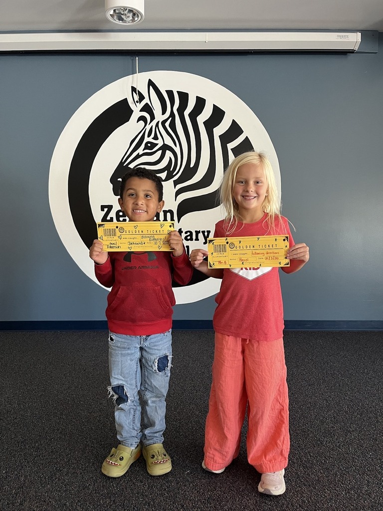 1st Grade Golden Ticket Winners