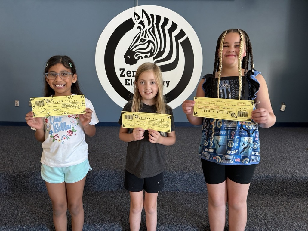 Golden Ticket Winners in 3rd Grade Photo