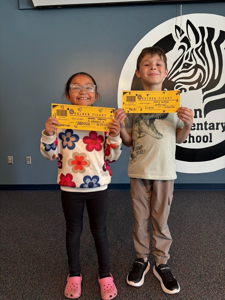 1st Grade Golden Ticket Winner Photo