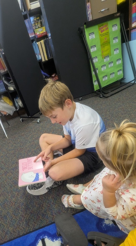 The kids love their fifth grade buddies