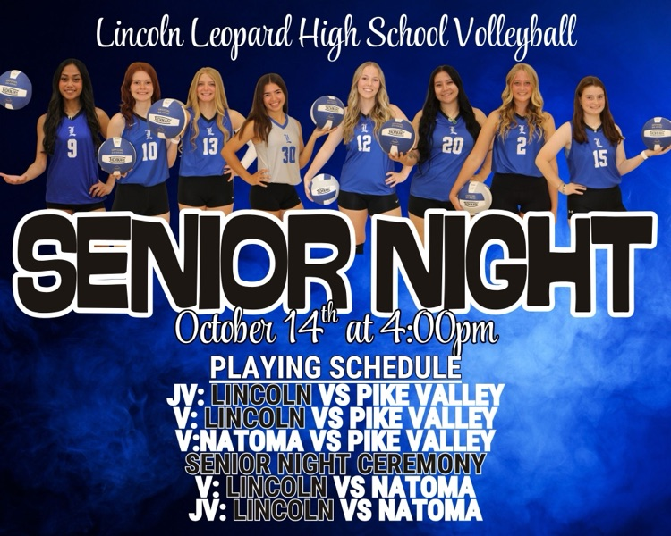 HS VB Senior Night!