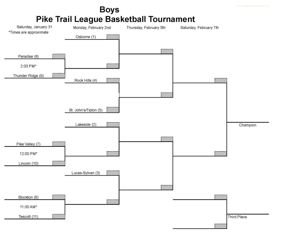 PTL Boys Bracket
