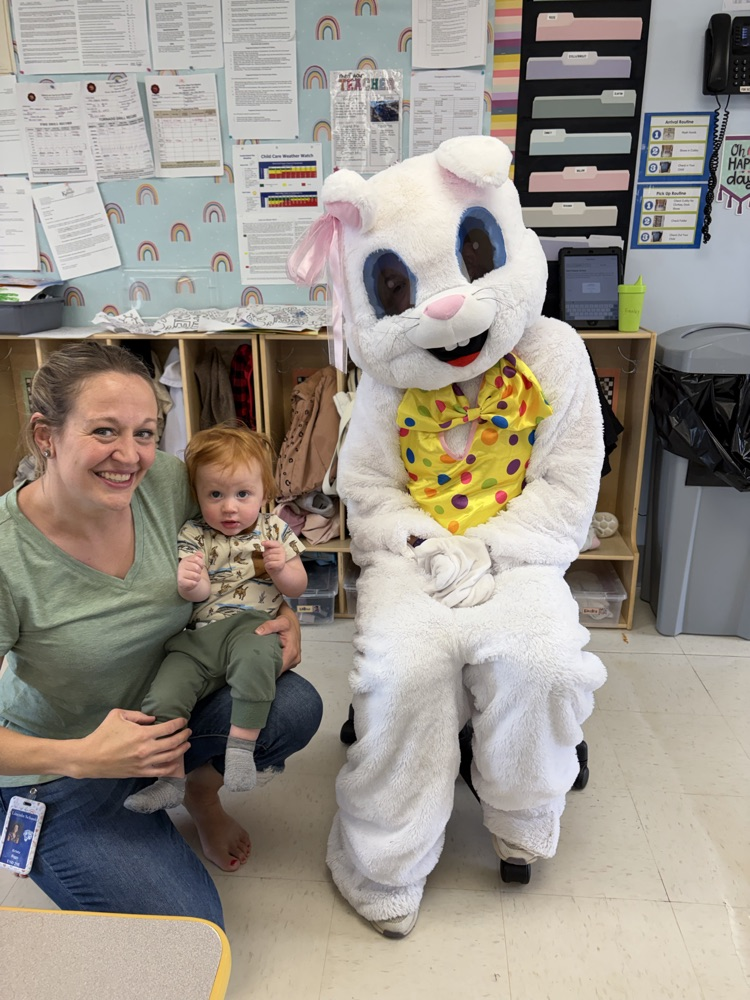 The Easter bunny came to visit