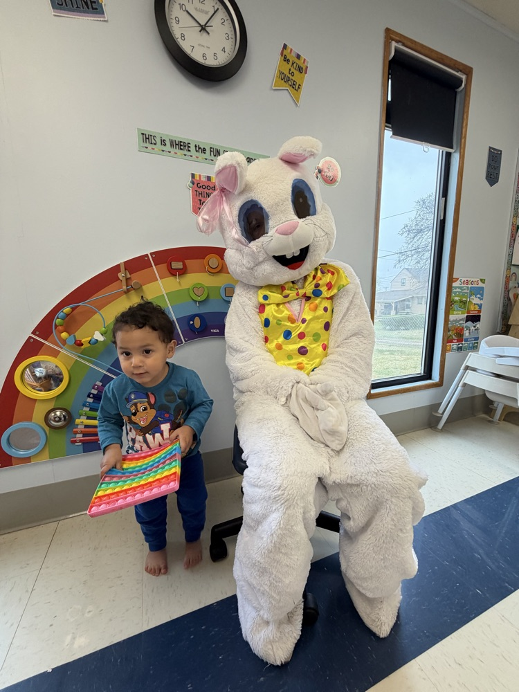 The Easter bunny came to visit