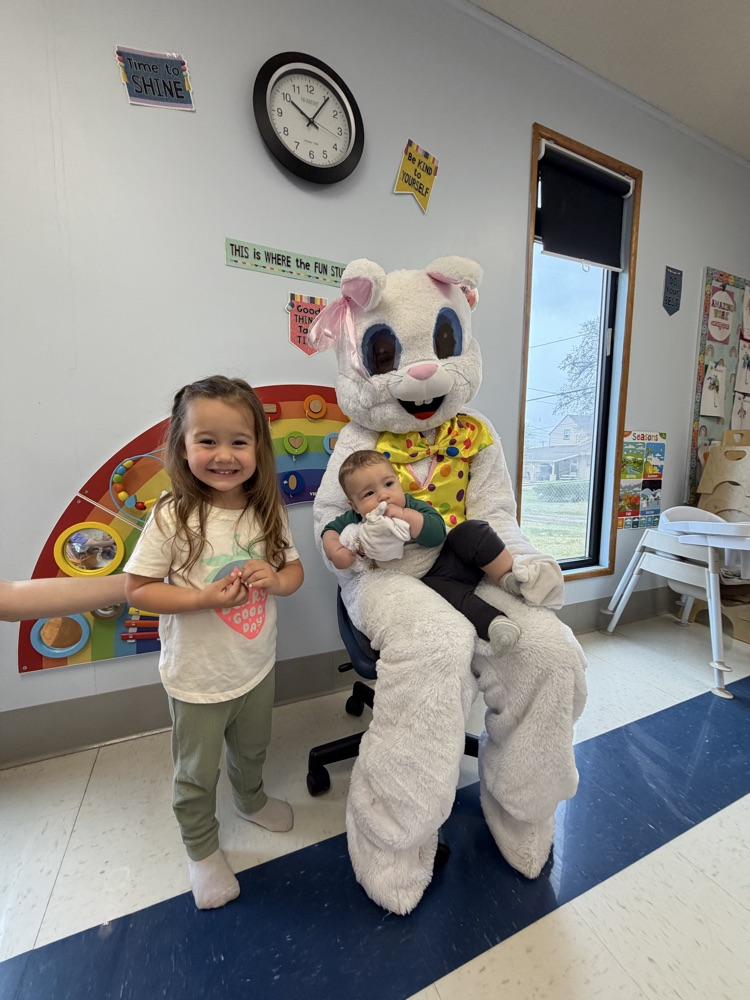 The Easter bunny came to visit