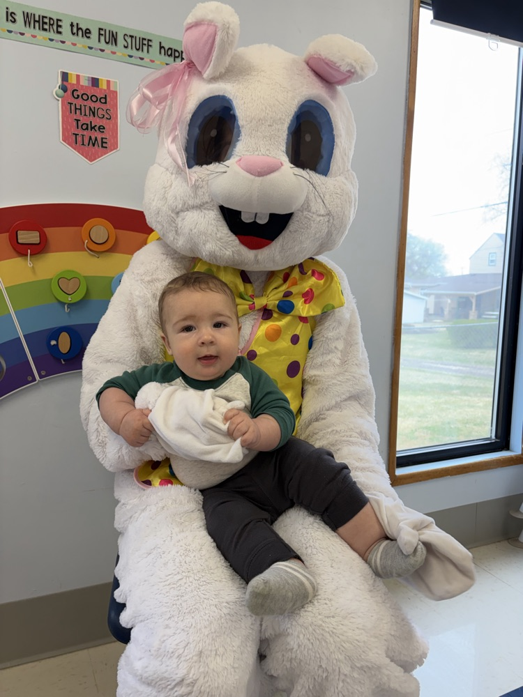 The Easter bunny came to visit