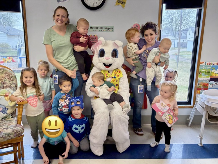 The Easter bunny came to visit