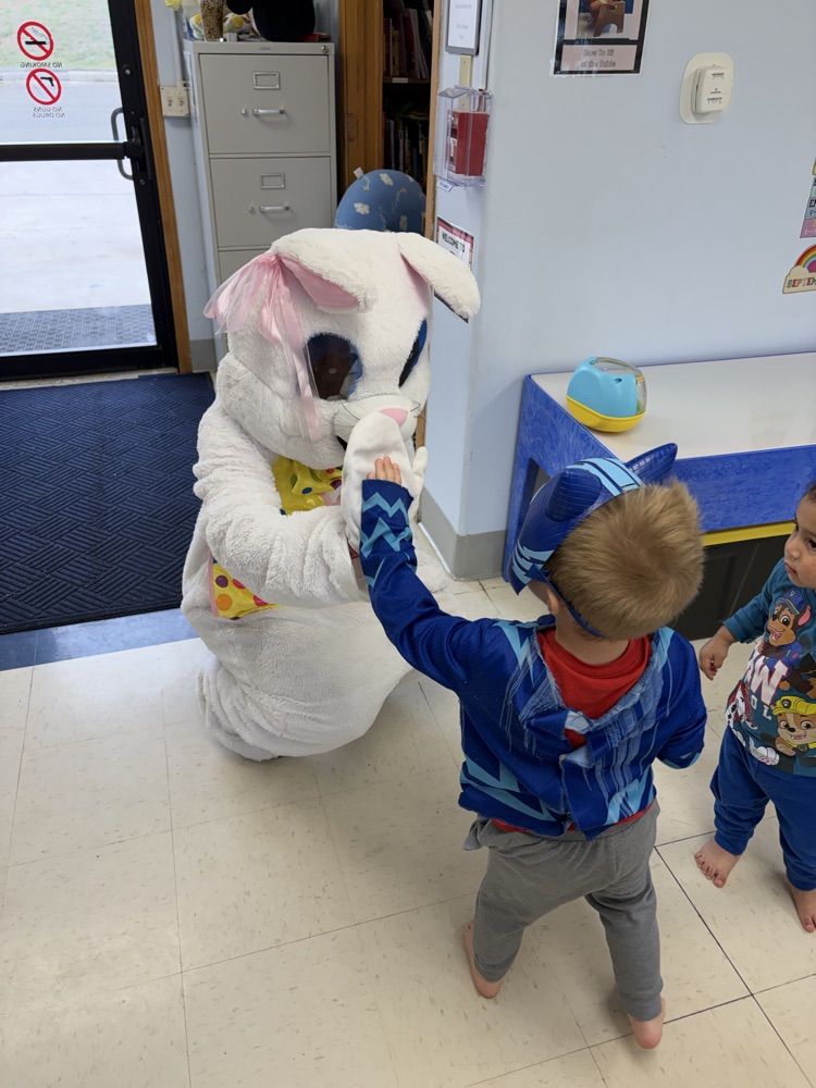 The Easter bunny came to visit