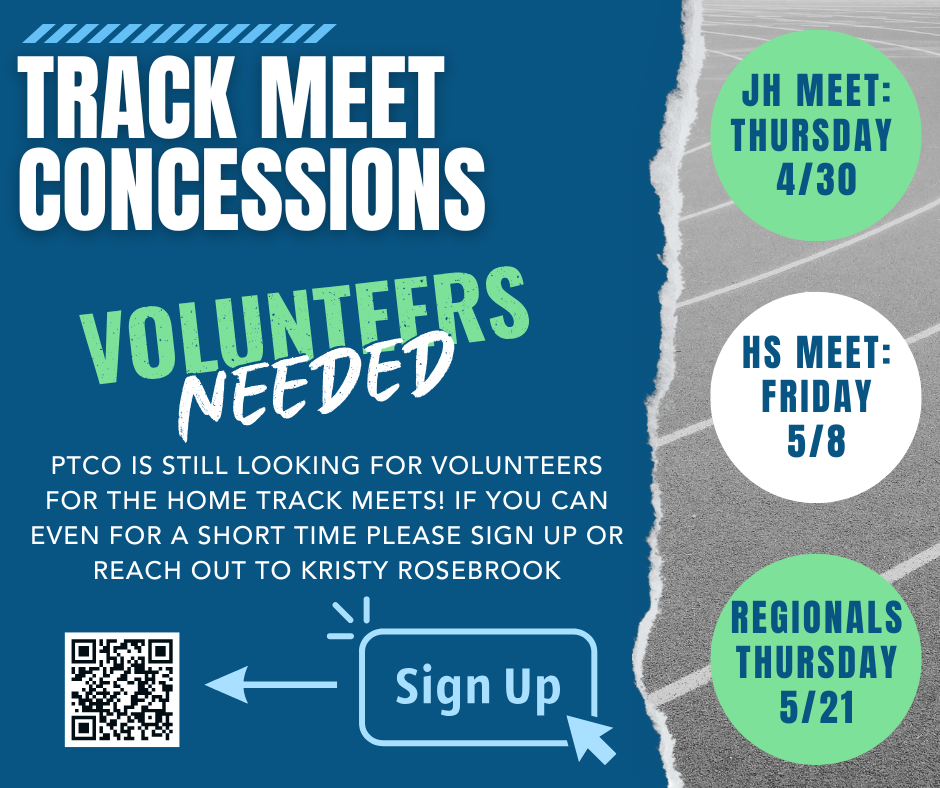 Help at Track meet concessions!!! 