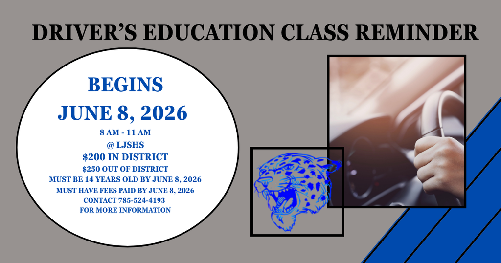Driver's Education Class Reminder