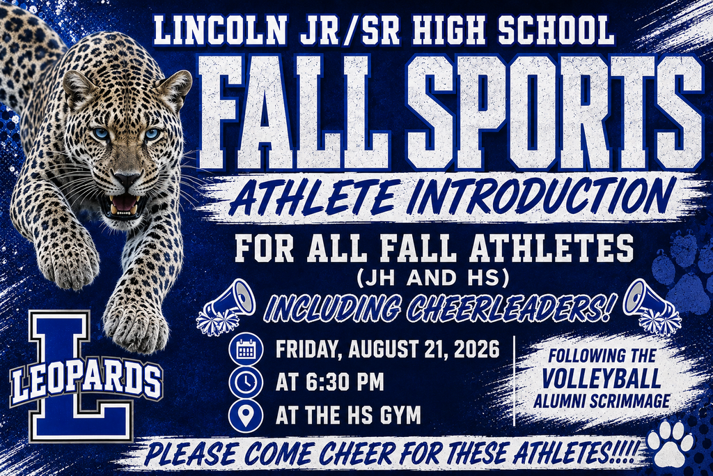 Fall Athlete Introductions