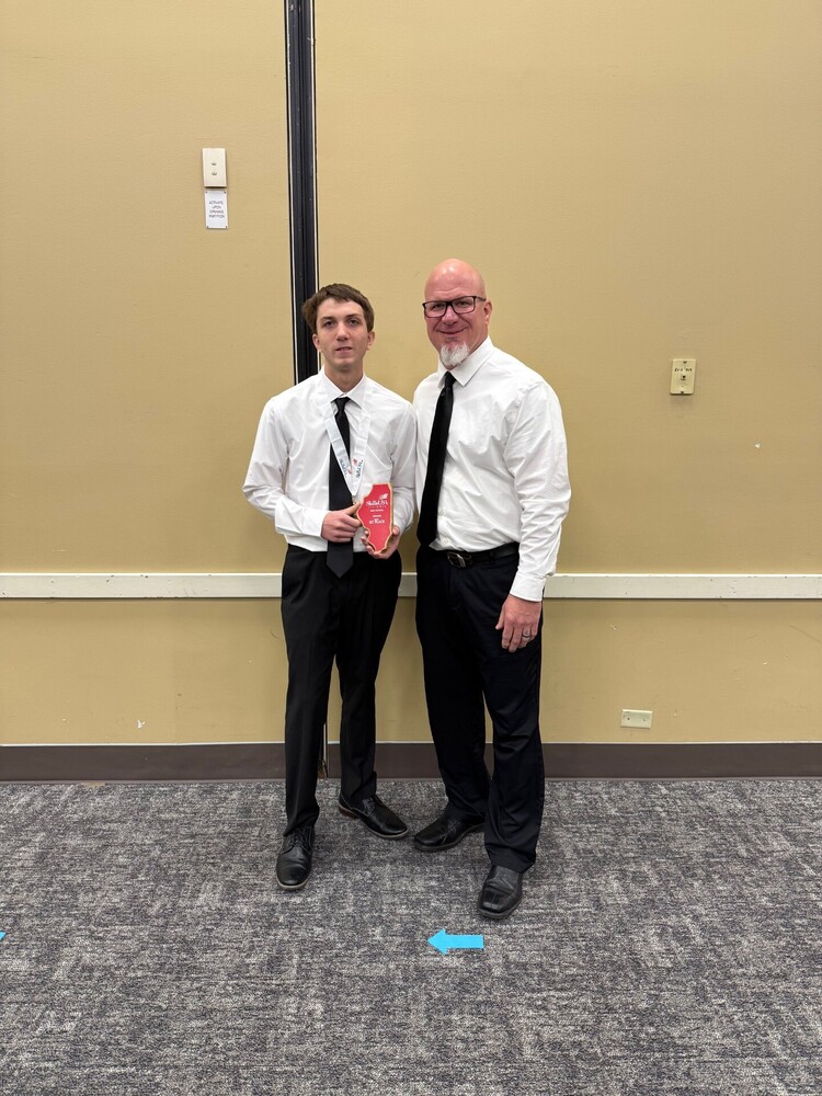 Austin Labaj and Jason Visny pose for a photo