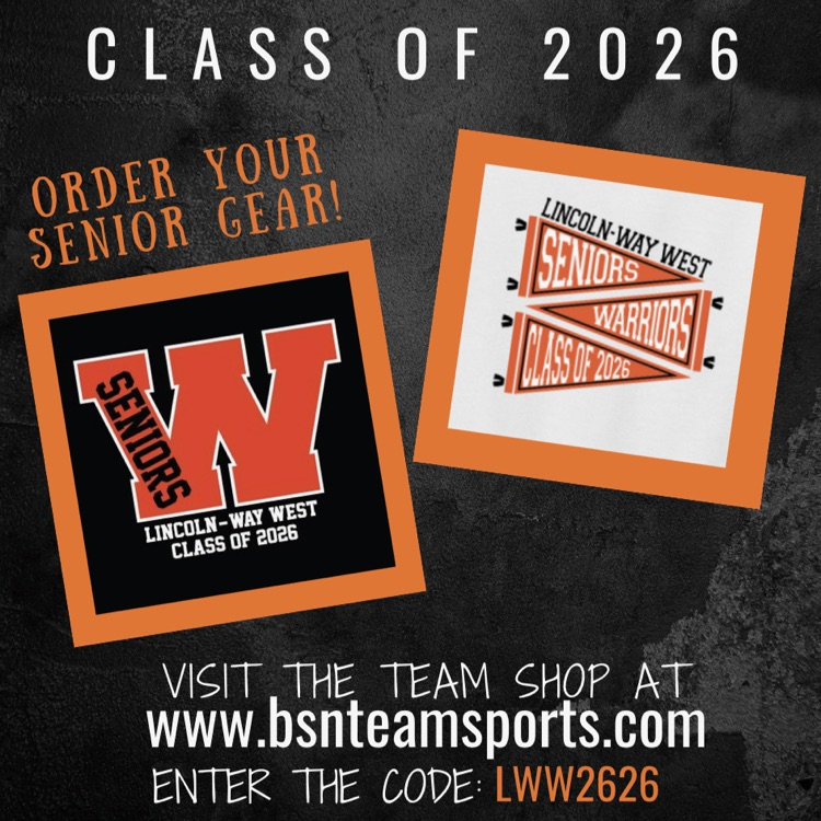 senior spirit wear info 