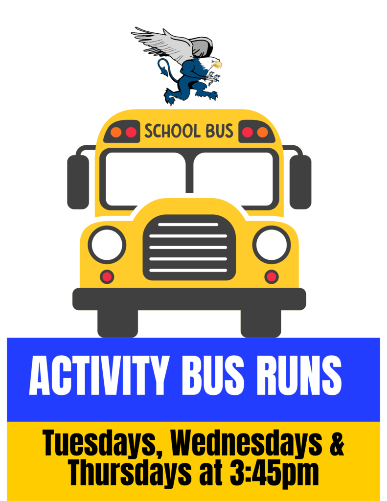 Yellow and Red School Bus Signage Flyer