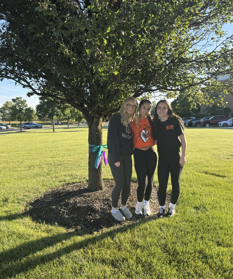 students near trees