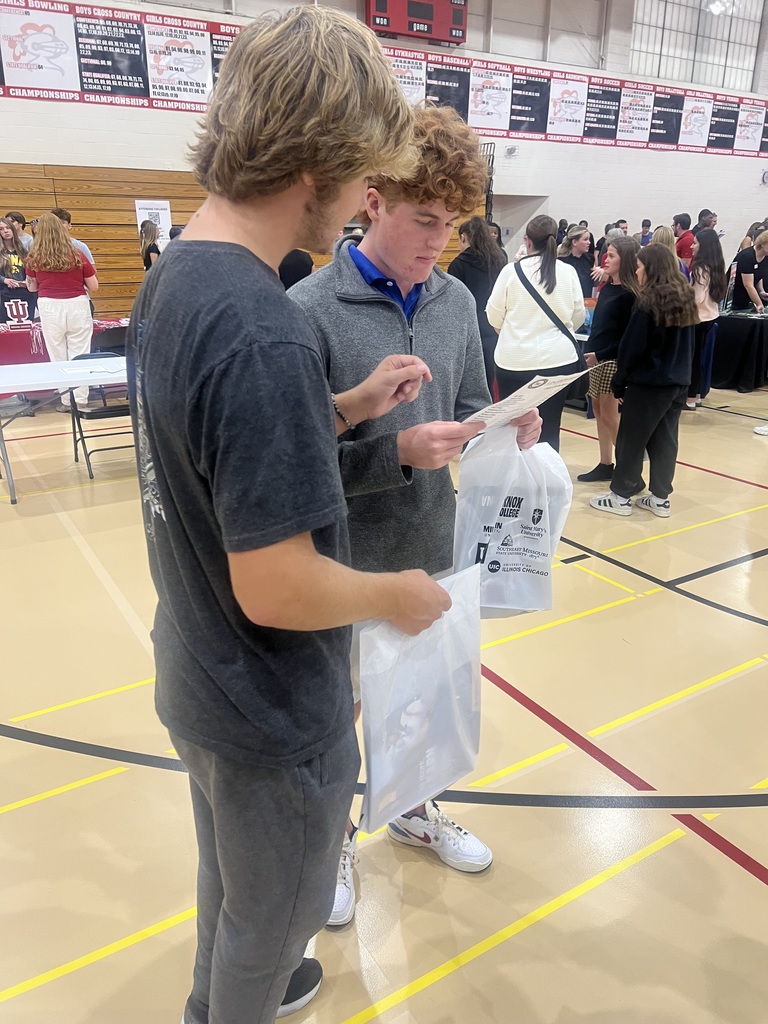 Students Navigating the College Fair
