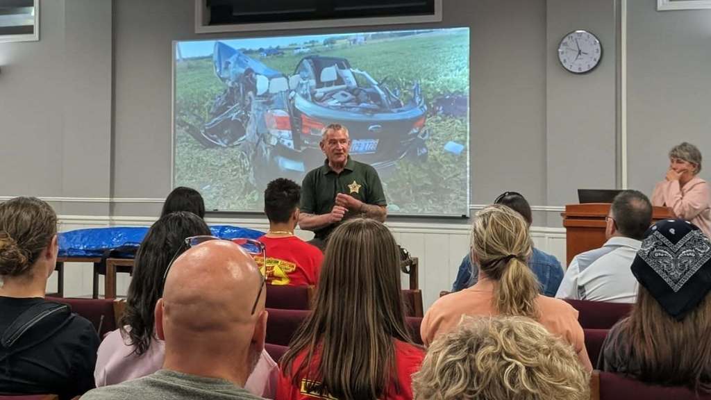 Road to reality event at Lincoln-Way central