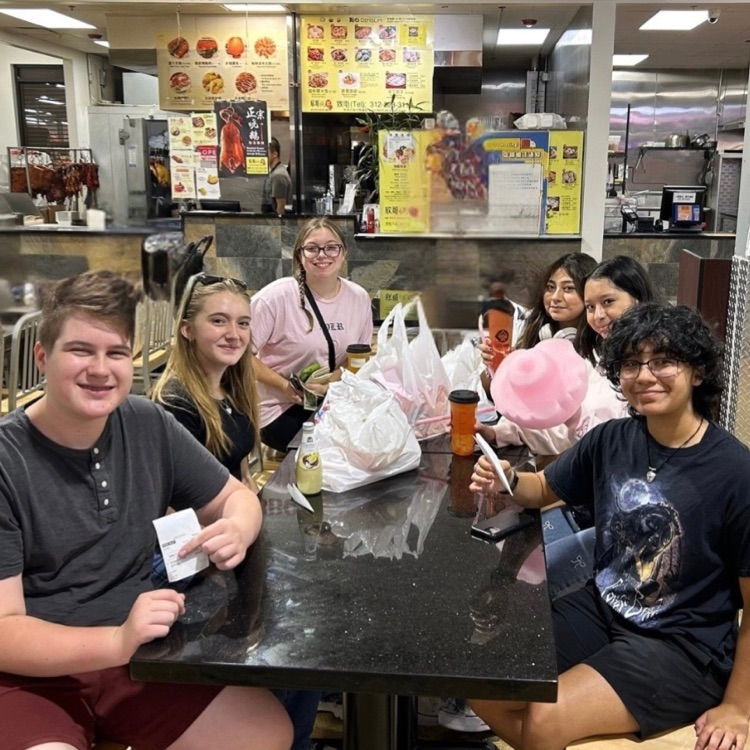 students on field trip