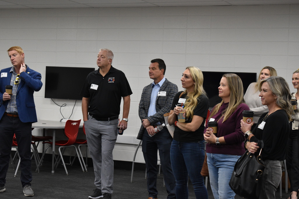Library ribbon cutting